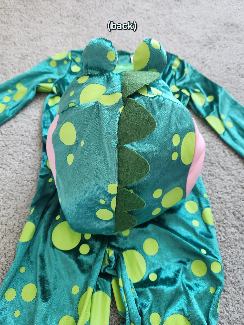 Kids Green Alligator Halloween Costume w/ Hood - 4T